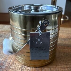 Stylish Gold silver Ice Bucket bar parties serving